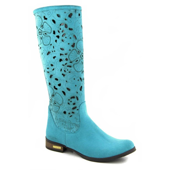 Kozaki ażurowe kwiatki