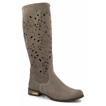 Kozaki ażurowe kwiatki