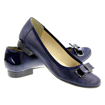 Baleriny z kokardką