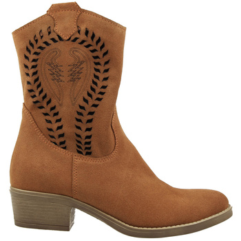 Damskie Botki Ażurowe Na Obcasie Ferro Rude